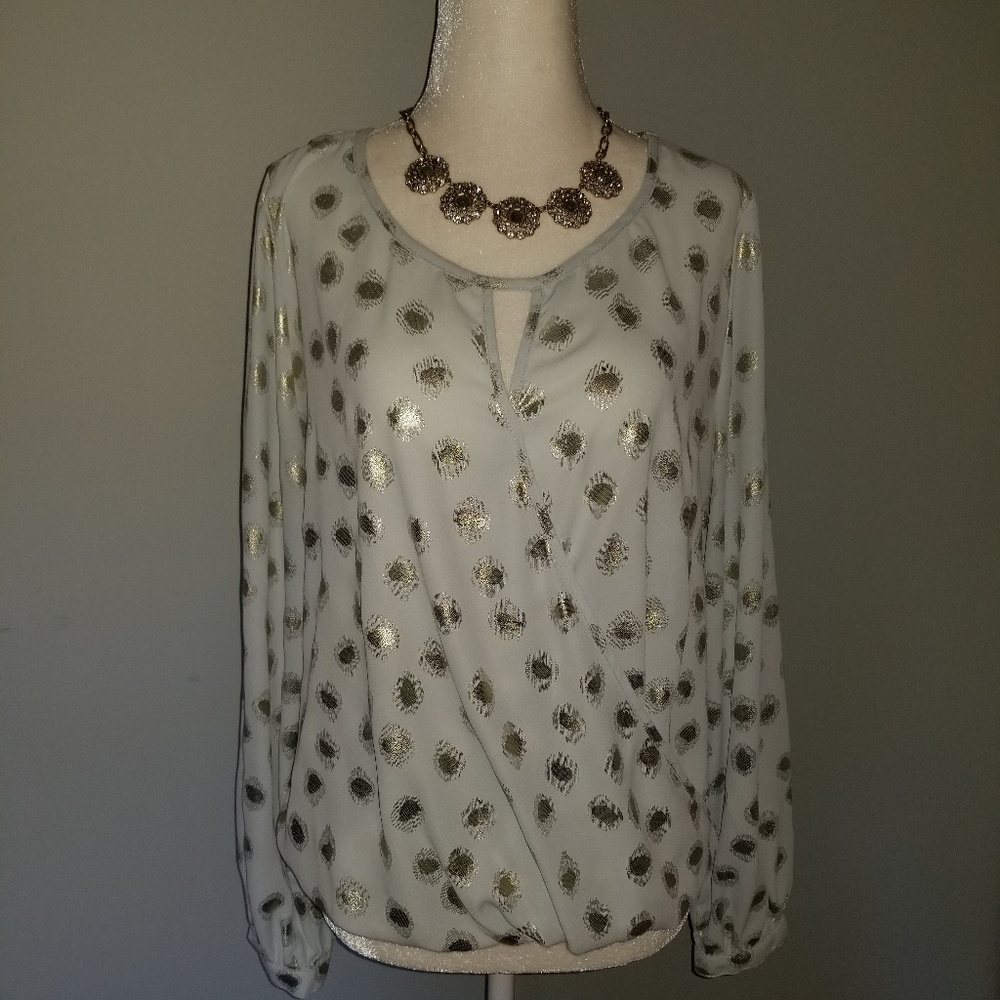 Gold blouse